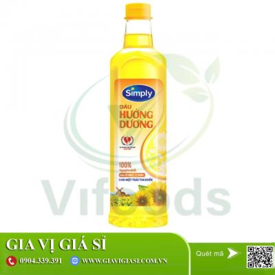 DẦU ĂN SIMPLY HƯỚNG DƯƠNG 1L