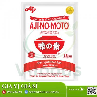 Giá bán Thùng Bột Ngọt Ajinomoto 1.8kg- 12 gói