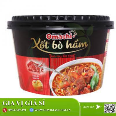 Giá Mì Tô Omachi Xốt Bò Hầm - Thùng 18 Tô