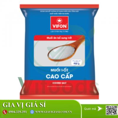 Giá sỉ - Muối Iốt cao cấp VIFON- 950g- 12 gói