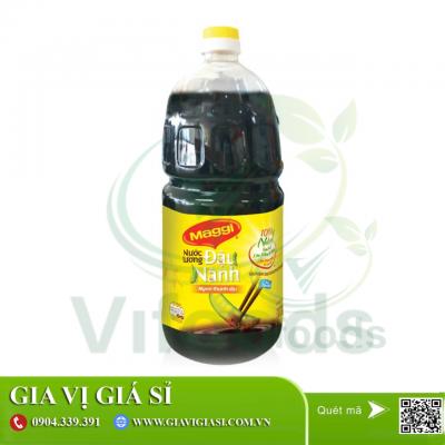 Giá sỉ Nước Tương Maggi Thanh Dịu 1,8 Lít- Thùng 6 chai