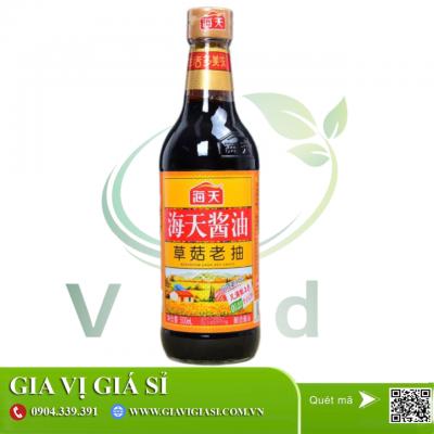 Giá sỉ thùng Hắc Xì Dầu Nấm HADAY (Hải Thiên)	500ml -12 Chai