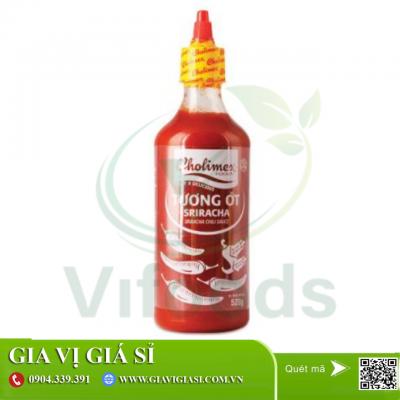 Giá sỉ Tương Ớt Siracha	520g-Thùng 12 chai