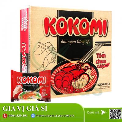 Mì Kokomi Tôm Chua Cay -65g- Thùng 30 gói