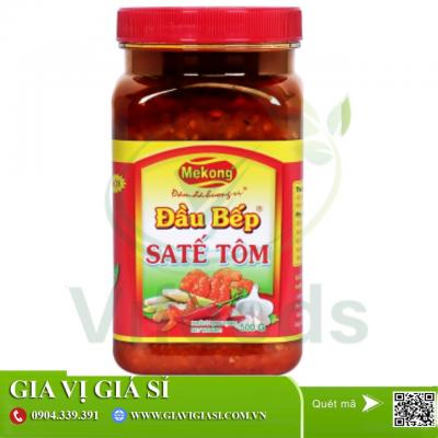 Phân phối sỉ Satế Tôm Đầu Bếp 70gr	- Thùng 72 Hủ